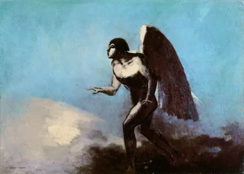 The Winged Man or Fallen Angel, before 1880